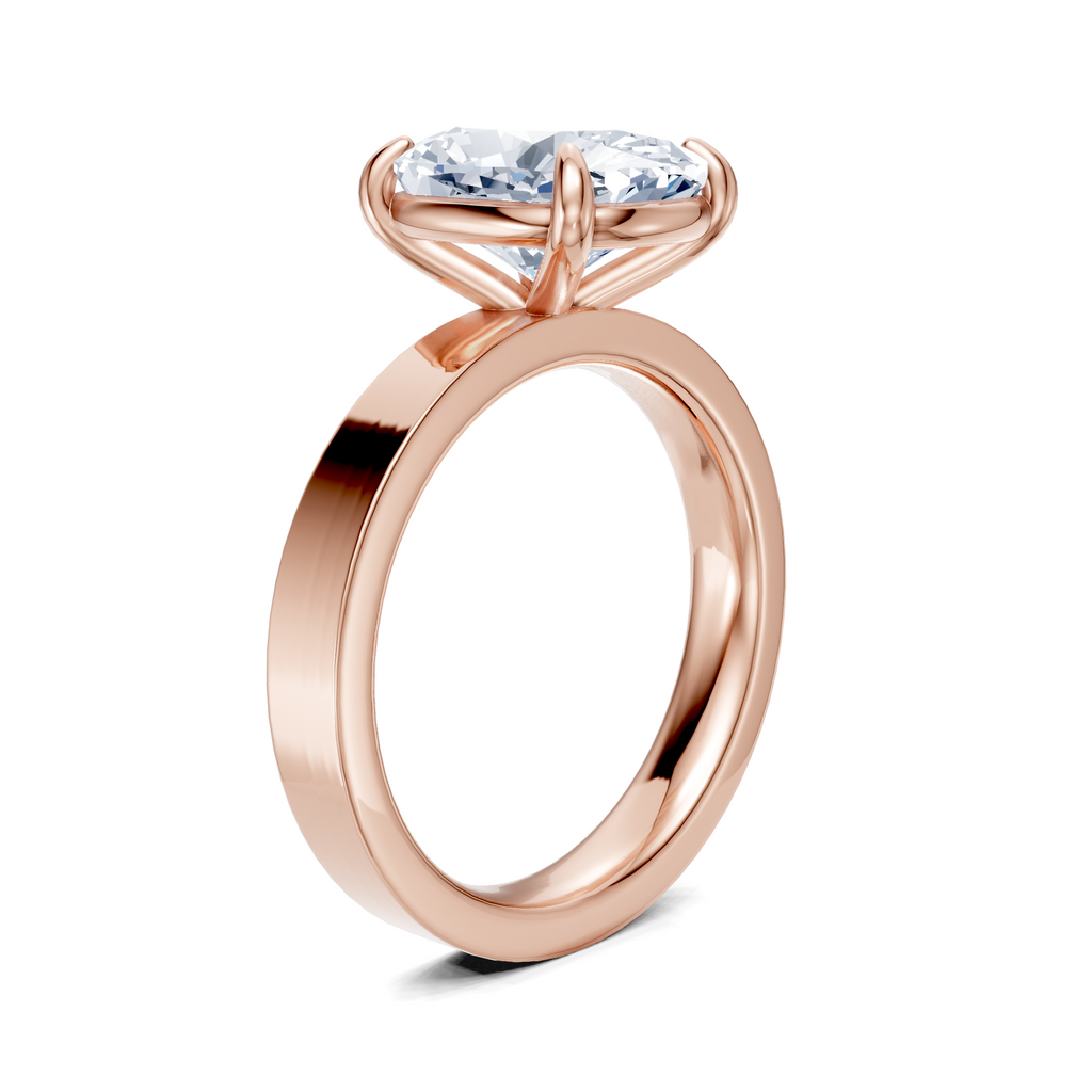 Image for Sage Square Shank | 18k Rose Gold