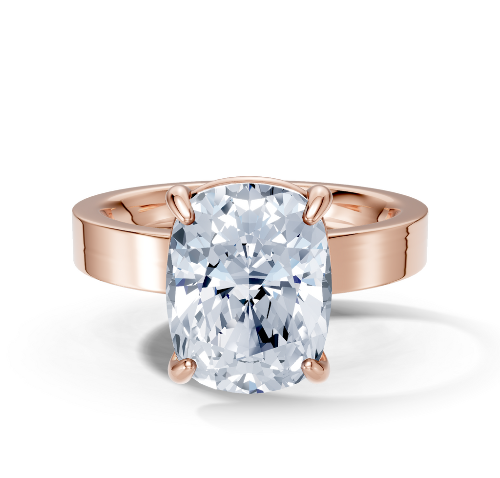 Image for Sage Square Shank | 18k Rose Gold