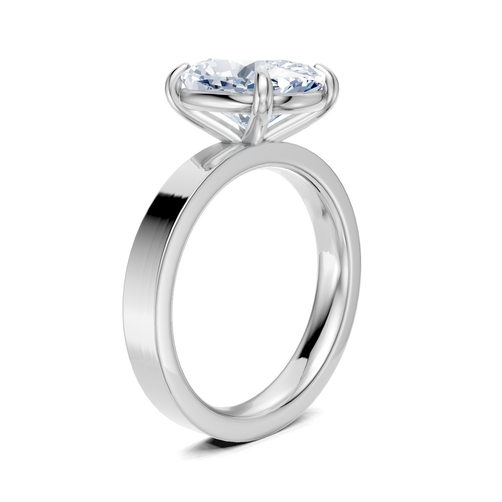 Image for Sage Square Shank | 18k White Gold