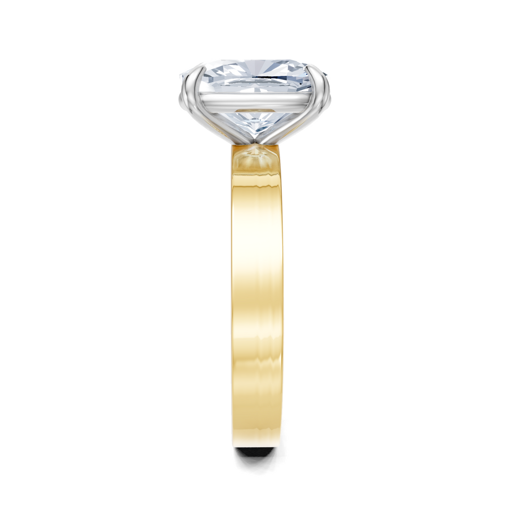 Image for Sage Square Shank | 18k Two Tone