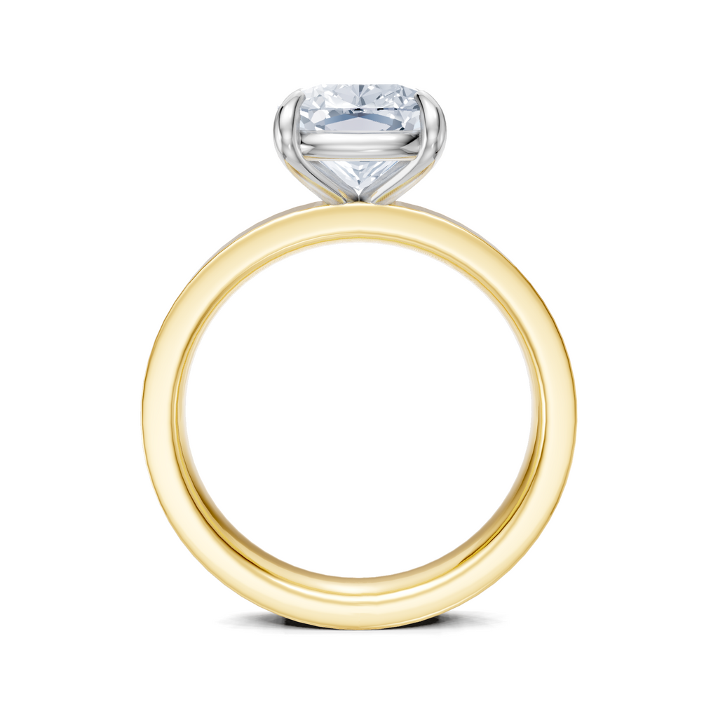 Image for Sage Square Shank | 18k Two Tone
