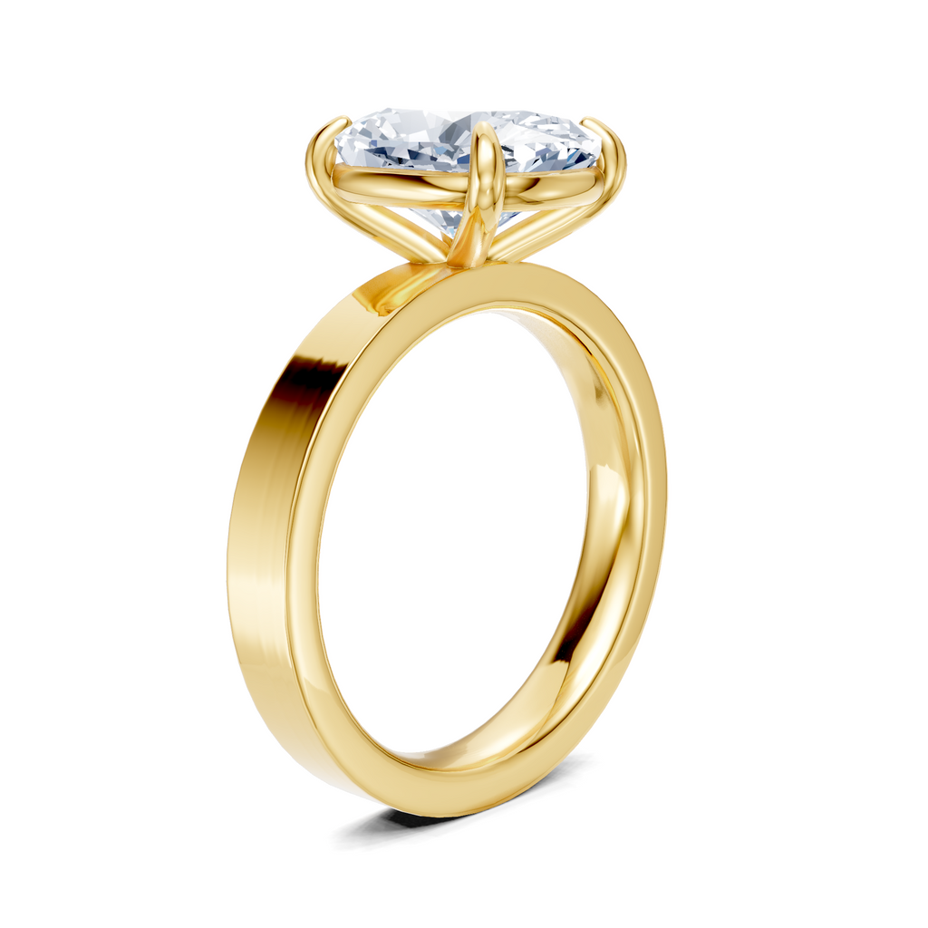 Image for Sage Square Shank | 18k Yellow Gold