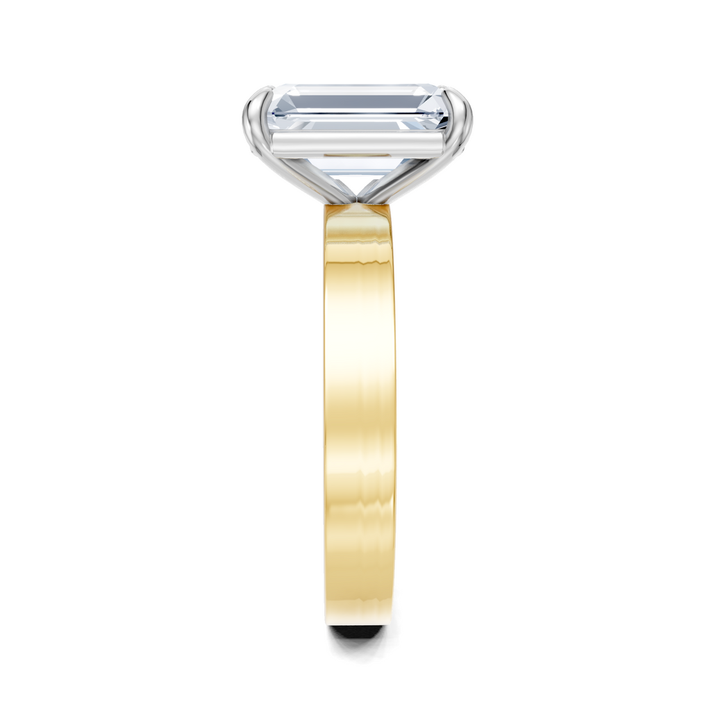 Image for Sage Square Shank | 18k Two Tone