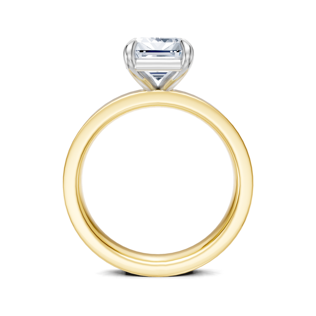 Image for Sage Square Shank | 18k Two Tone