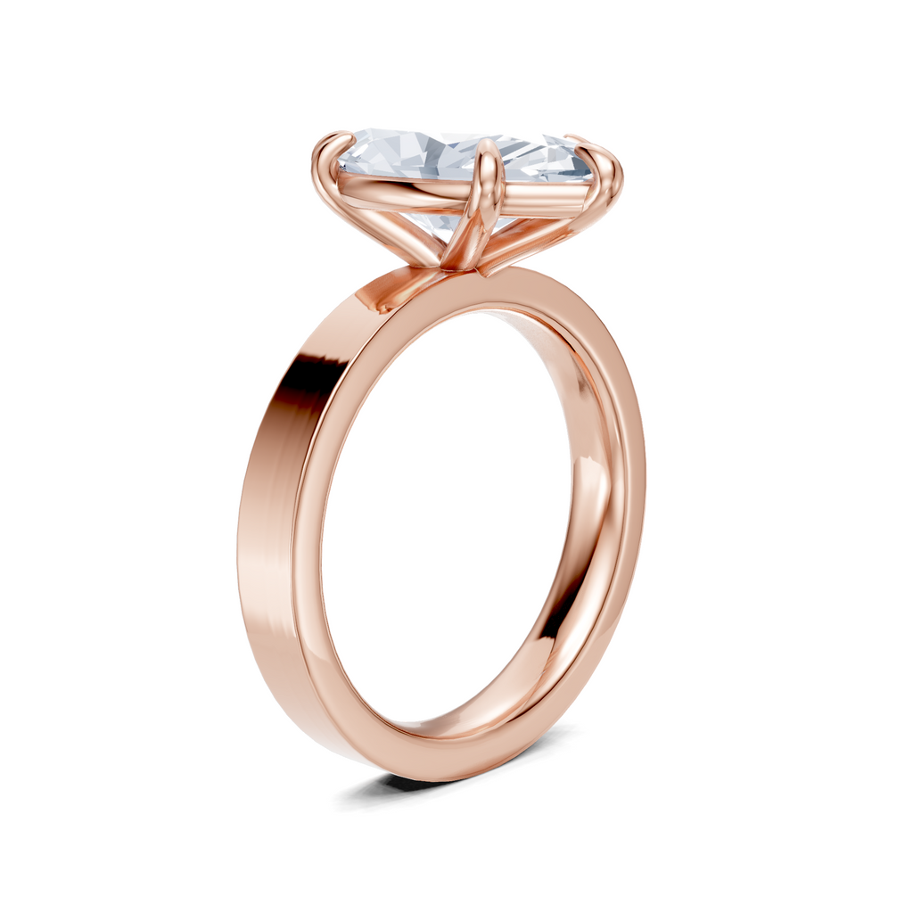 Image for Sage Square Shank | 18k Rose Gold