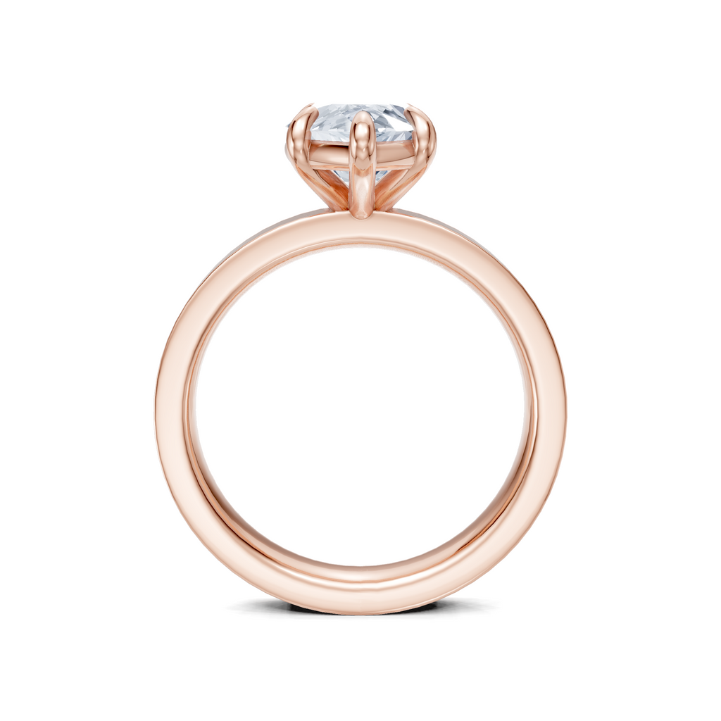 Image for Sage Square Shank | 18k Rose Gold