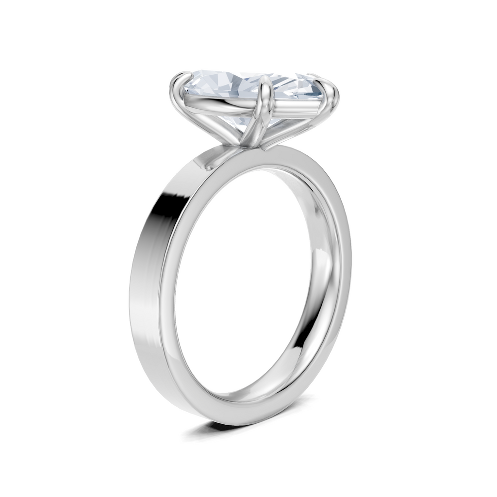 Image for Sage Square Shank | 18k White Gold