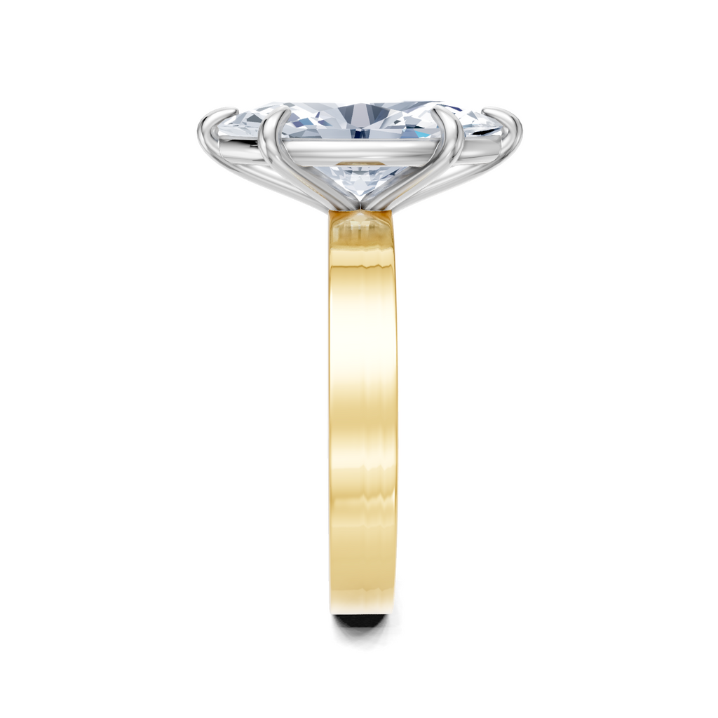Image for Sage Square Shank | 18k Two Tone
