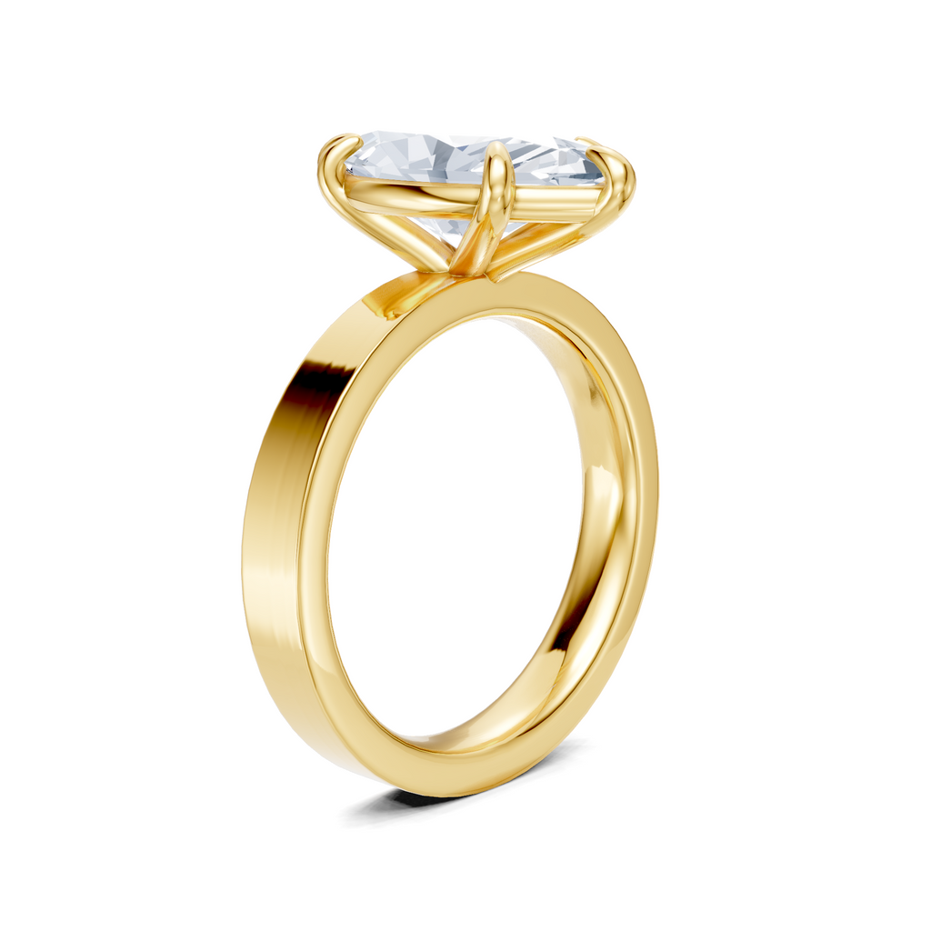 Image for Sage Square Shank | 18k Yellow Gold