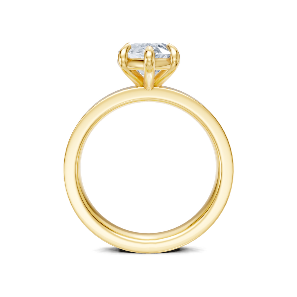 Image for Sage Square Shank | 18k Yellow Gold