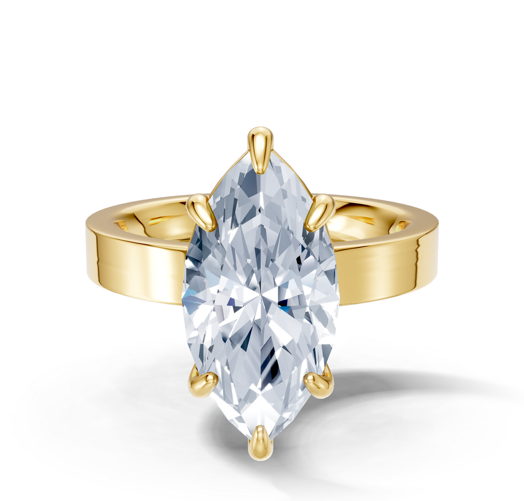 Image for Sage Square Shank | 18k Yellow Gold
