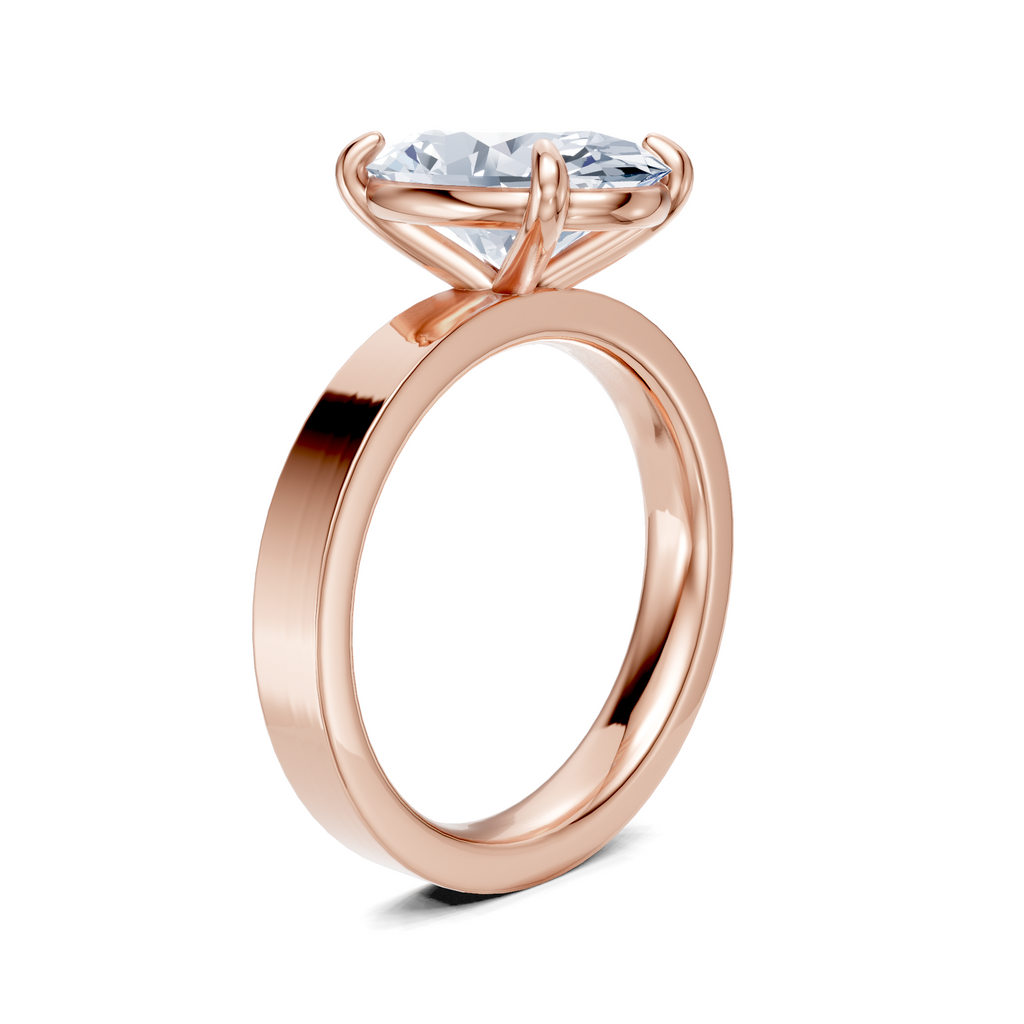 Image for Sage Square Shank | 18k Rose Gold