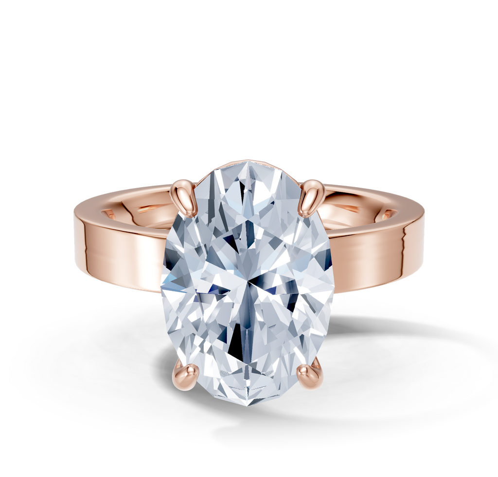 Image for Sage Square Shank | 18k Rose Gold
