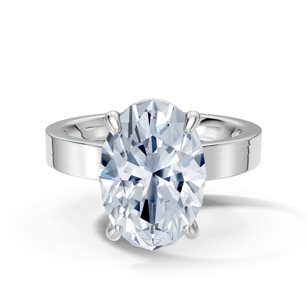 Image for Sage Square Shank | 18k White Gold