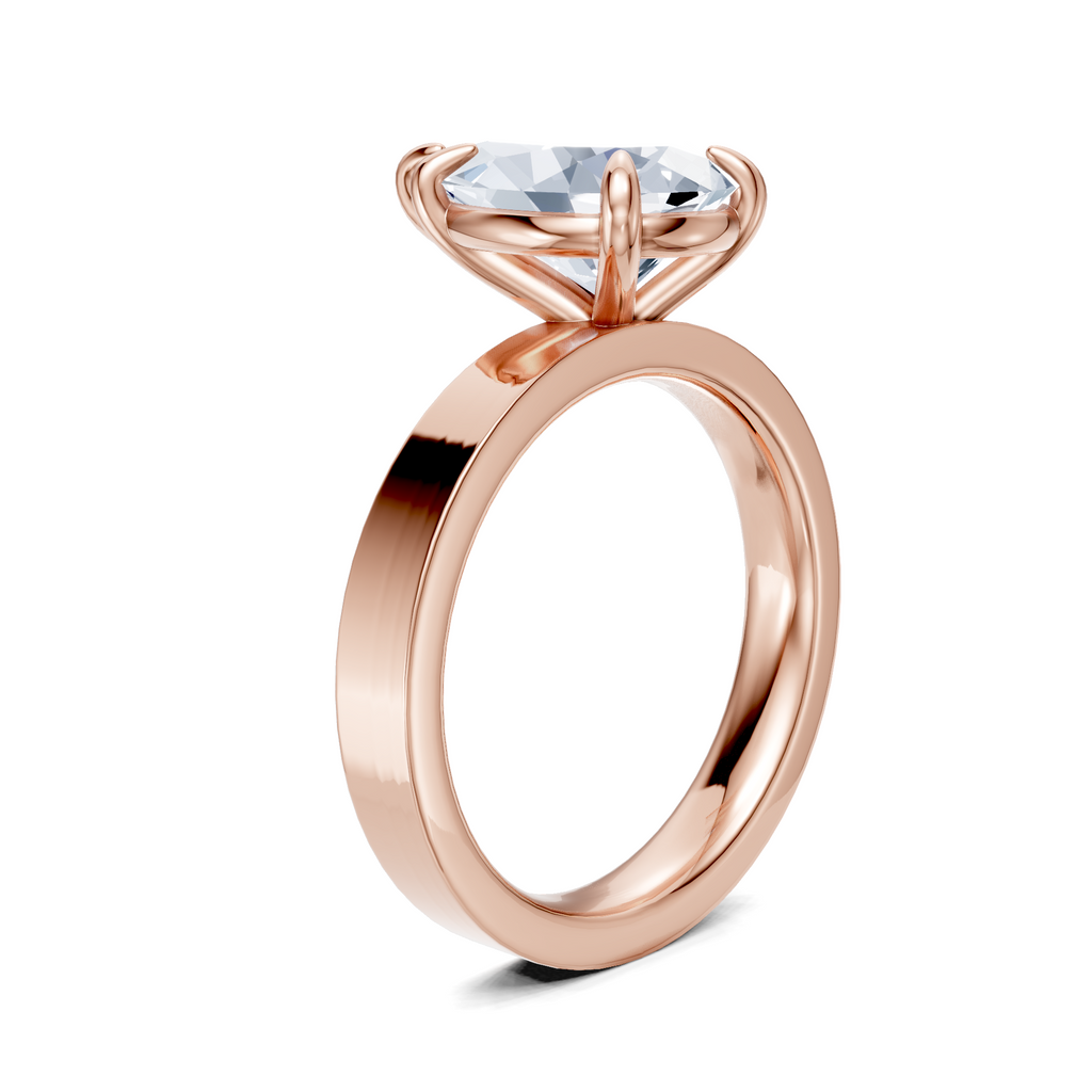 Image for Sage Square Shank | 18k Rose Gold