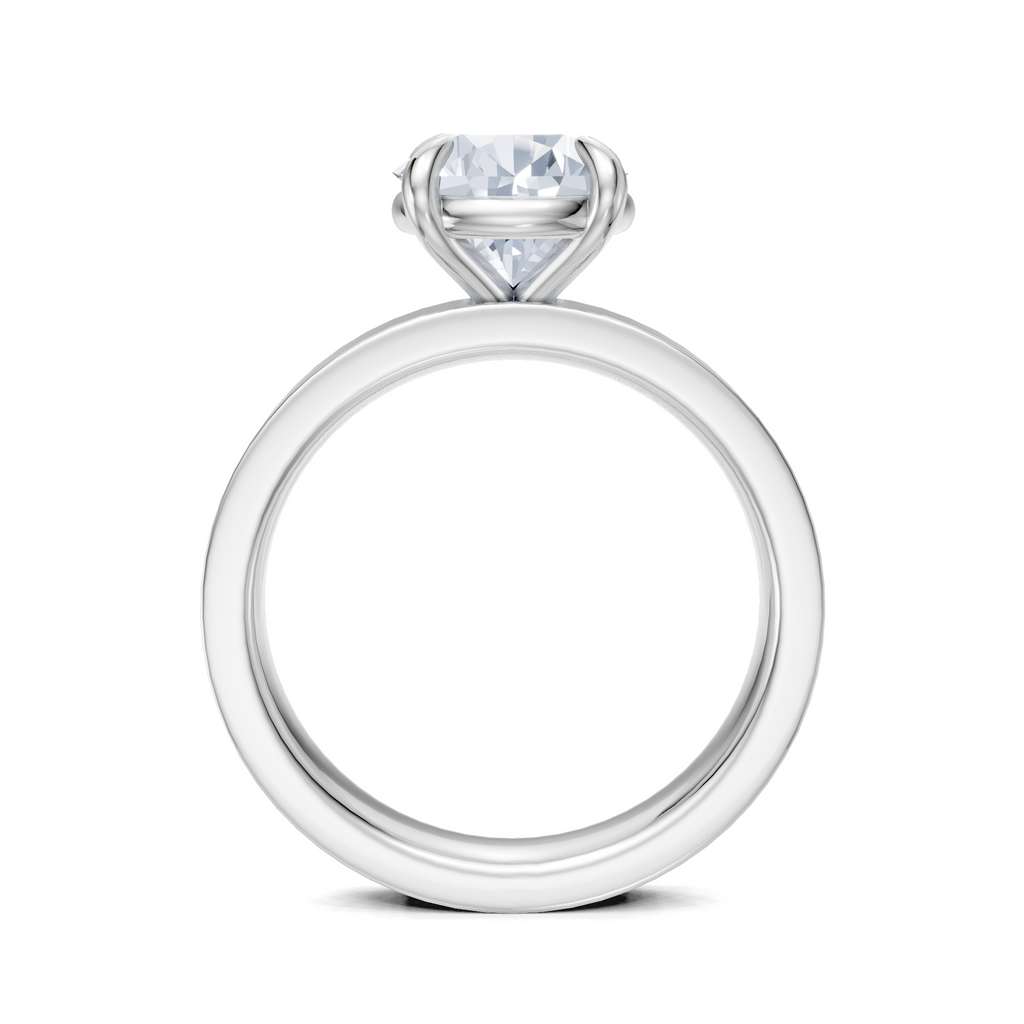 Image for Sage Square Shank | 18k White Gold