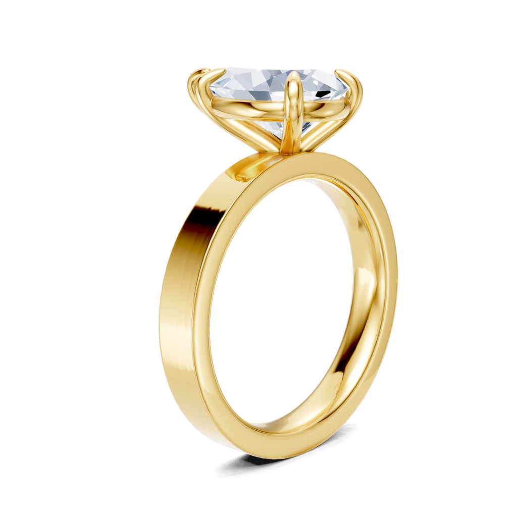 Image for Sage Square Shank | 18k Yellow Gold