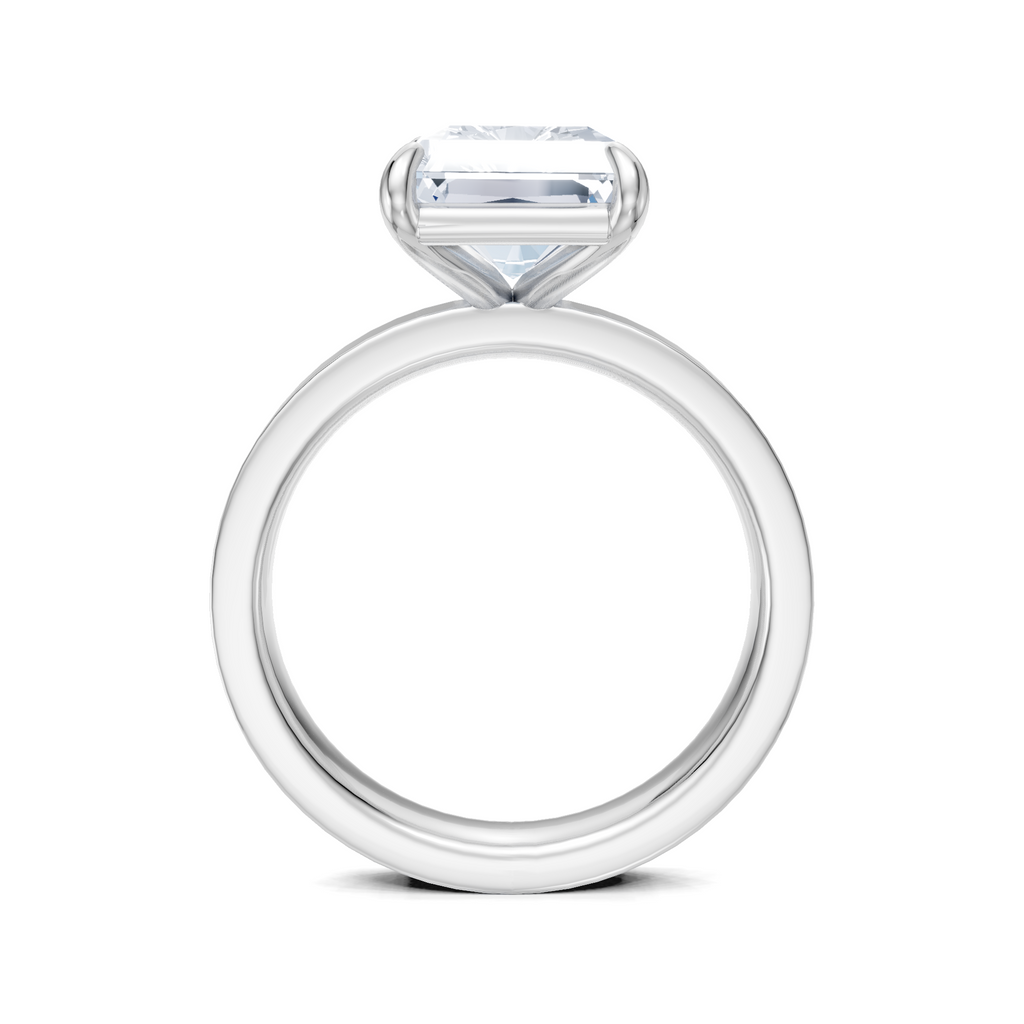 Image for Sage Square Shank | 18k White Gold
