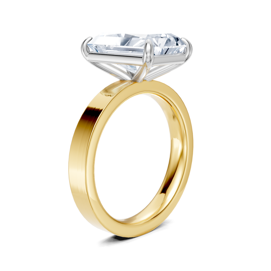 Image for Sage Square Shank | 18k Two Tone
