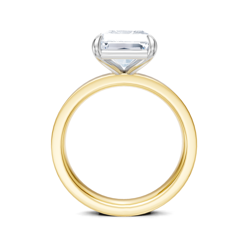 Image for Sage Square Shank | 18k Two Tone