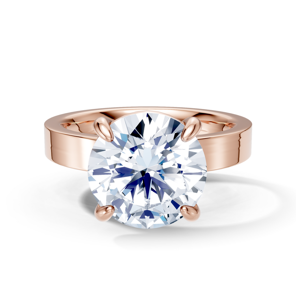 Image for Sage Square Shank | 18k Rose Gold