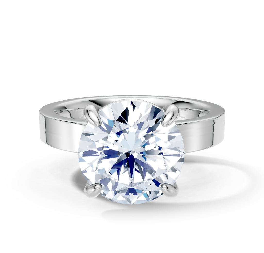 Image for Sage Square Shank | 18k White Gold