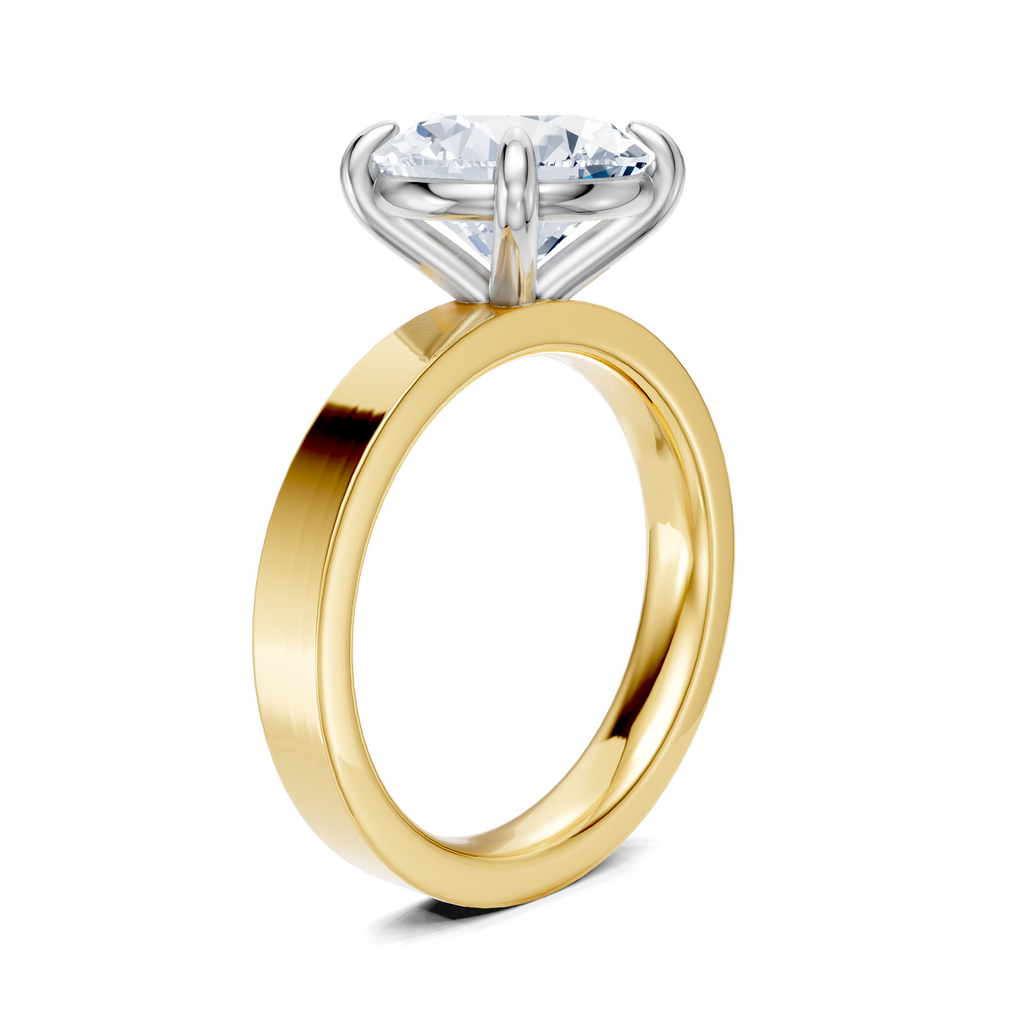 Image for Sage Square Shank | 18k Two Tone