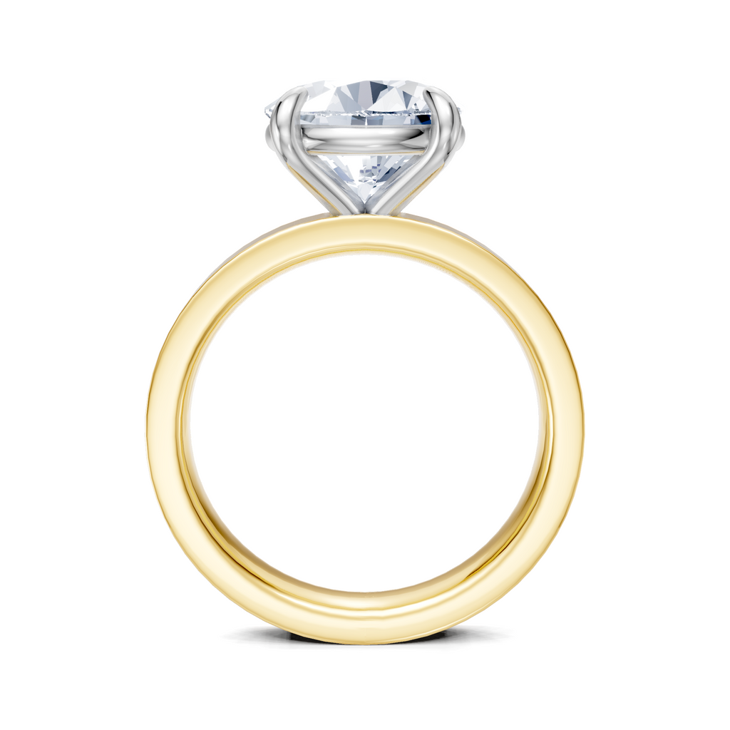 Image for Sage Square Shank | 18k Two Tone