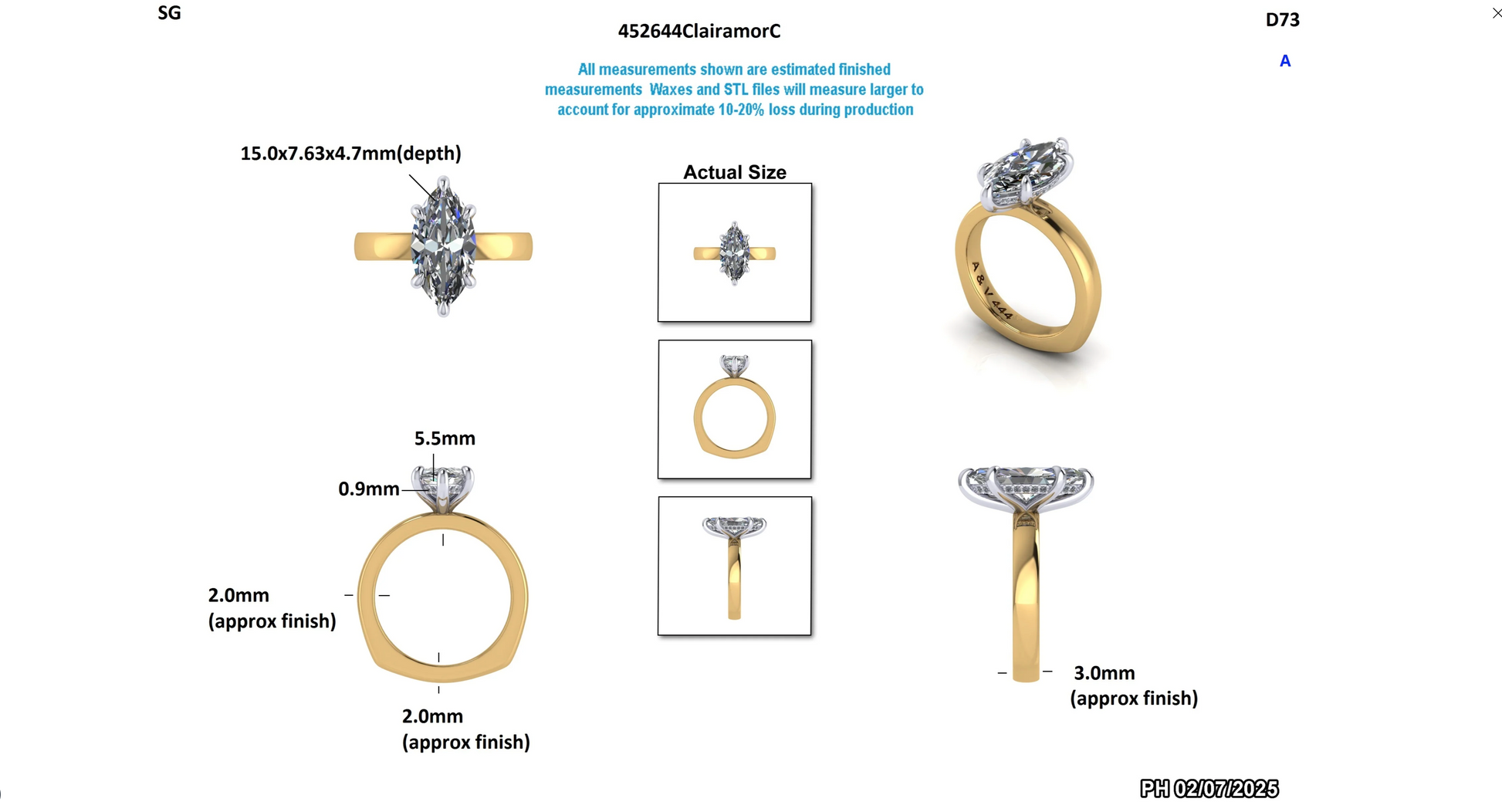 Vanessa R. Custom Engagement Ring
