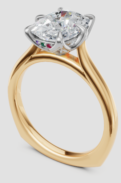 David S Custom Engagement Ring