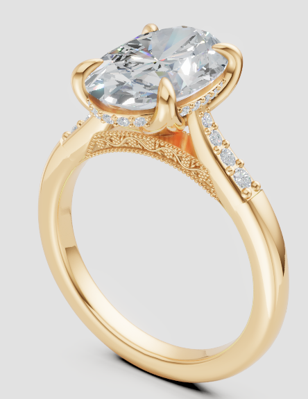 Arjana E Custom Engagement Ring Design