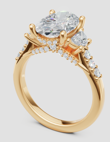 Nisreen Custom Engagement Ring