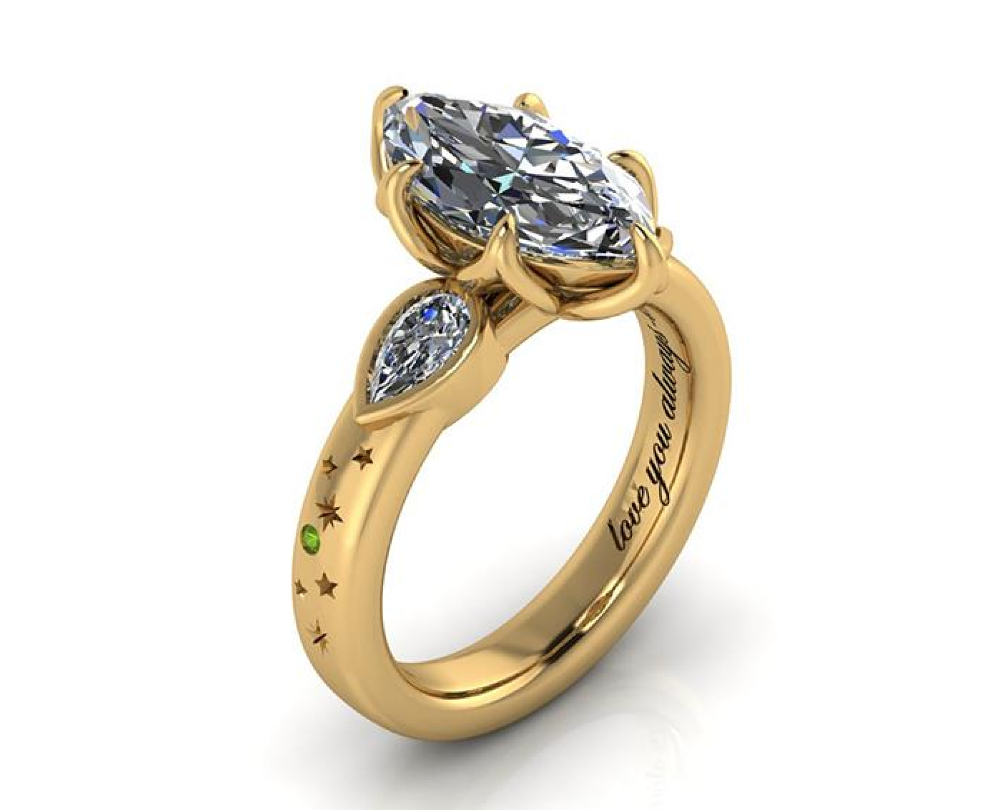 Ana N. Custom Engagement Ring