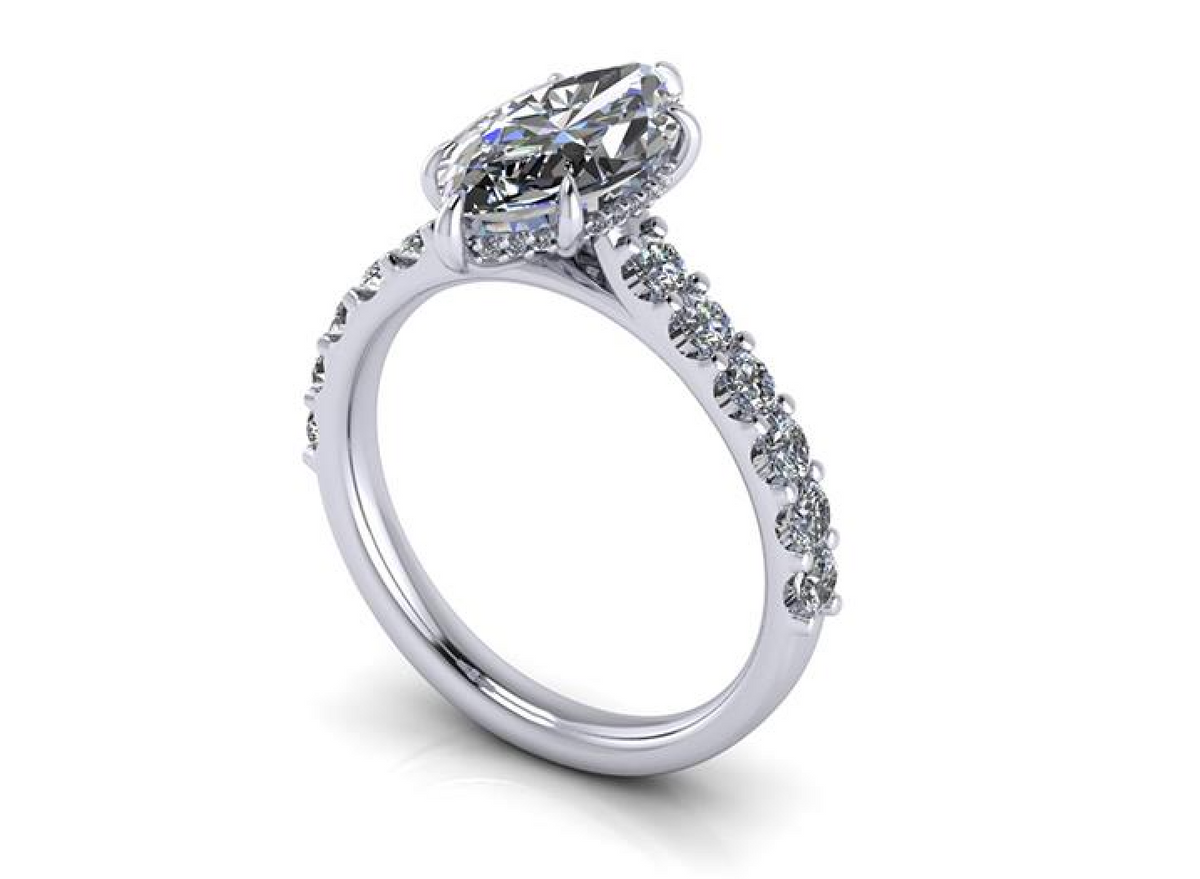 Marquay P Custom Engagement Ring Design