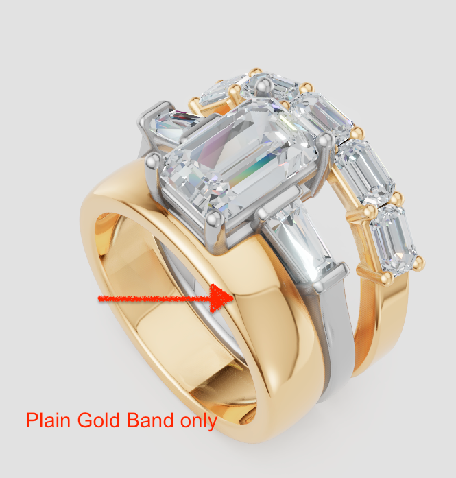 Caroline M Custom Wedding Band
