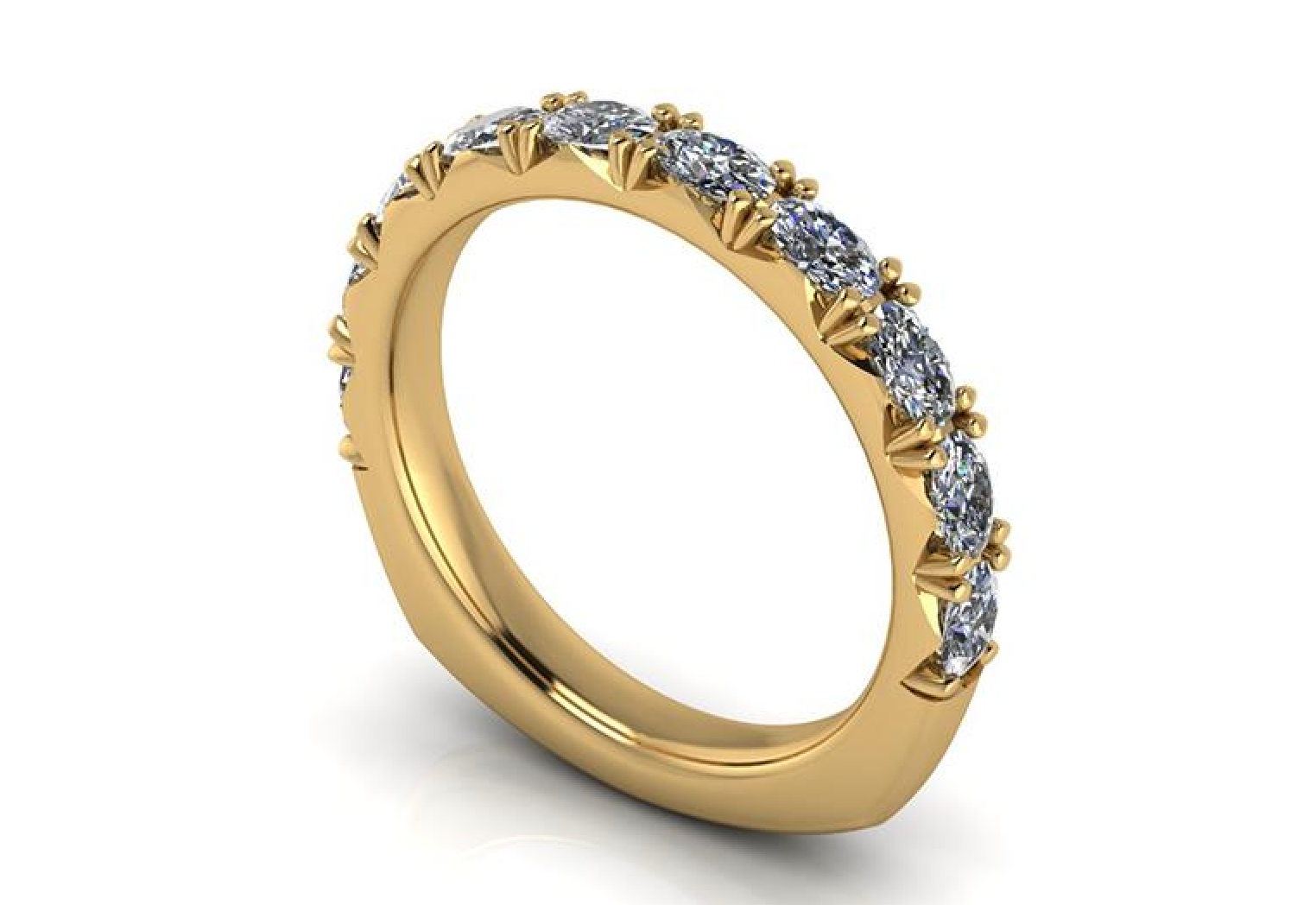 Amanda J Custom Wedding Band Design