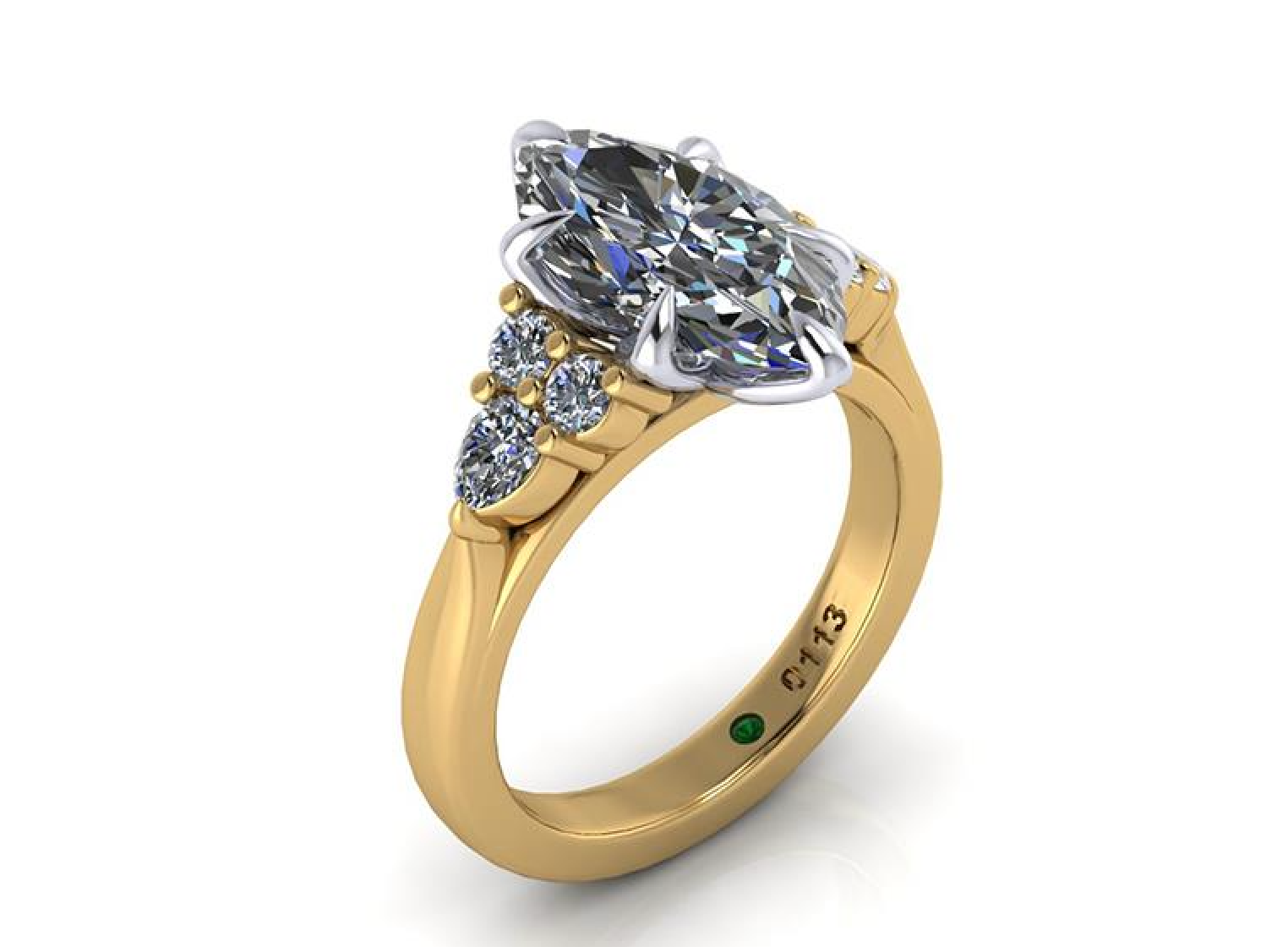 Tristen F Custom Engagement Ring Design