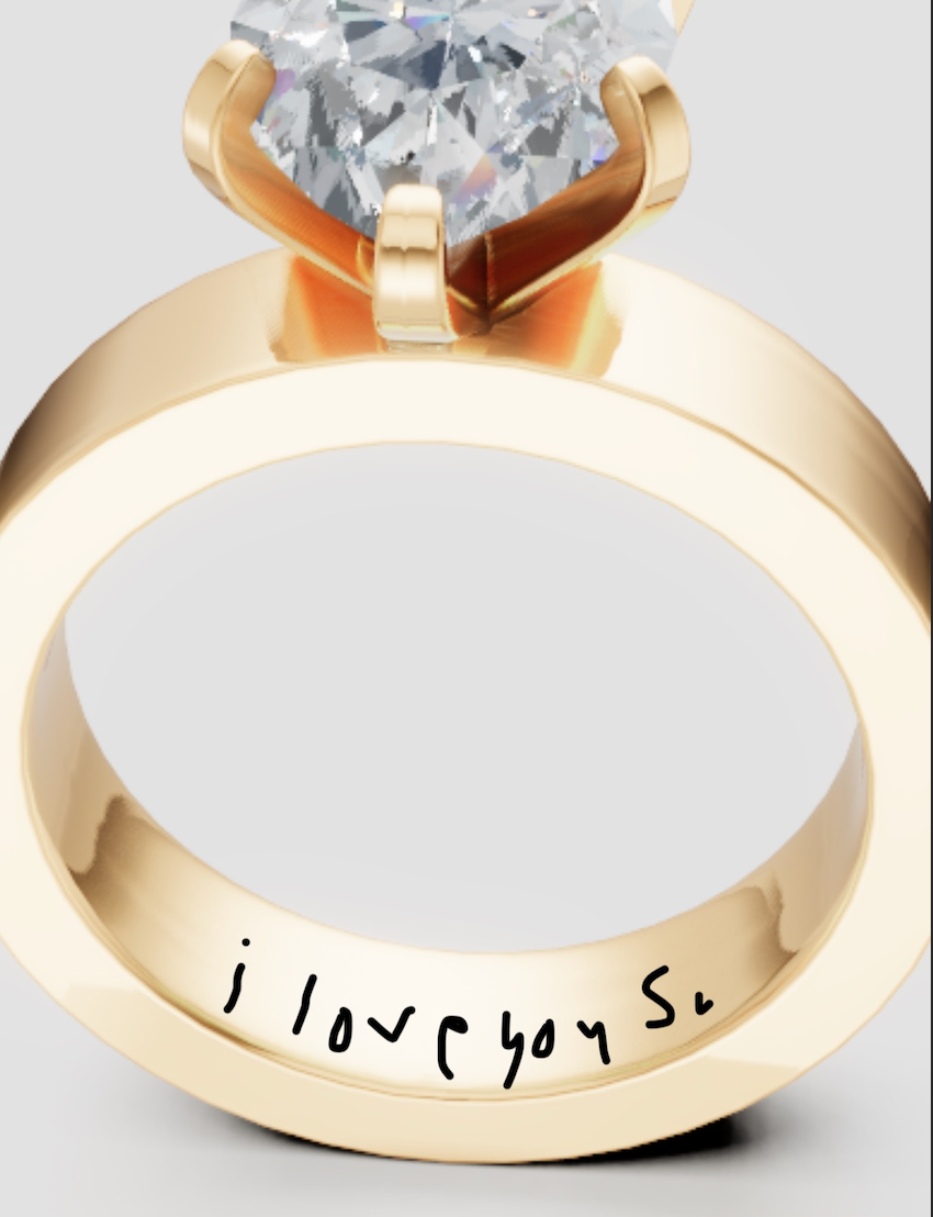 Micaela R. Custom Engagement Ring