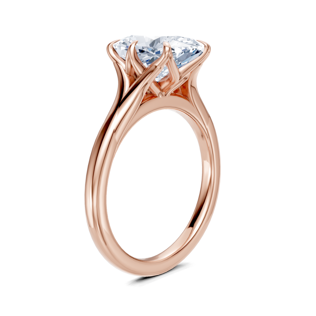 Image for Petale Solitaire Engagement Ring | 18k Rose Gold