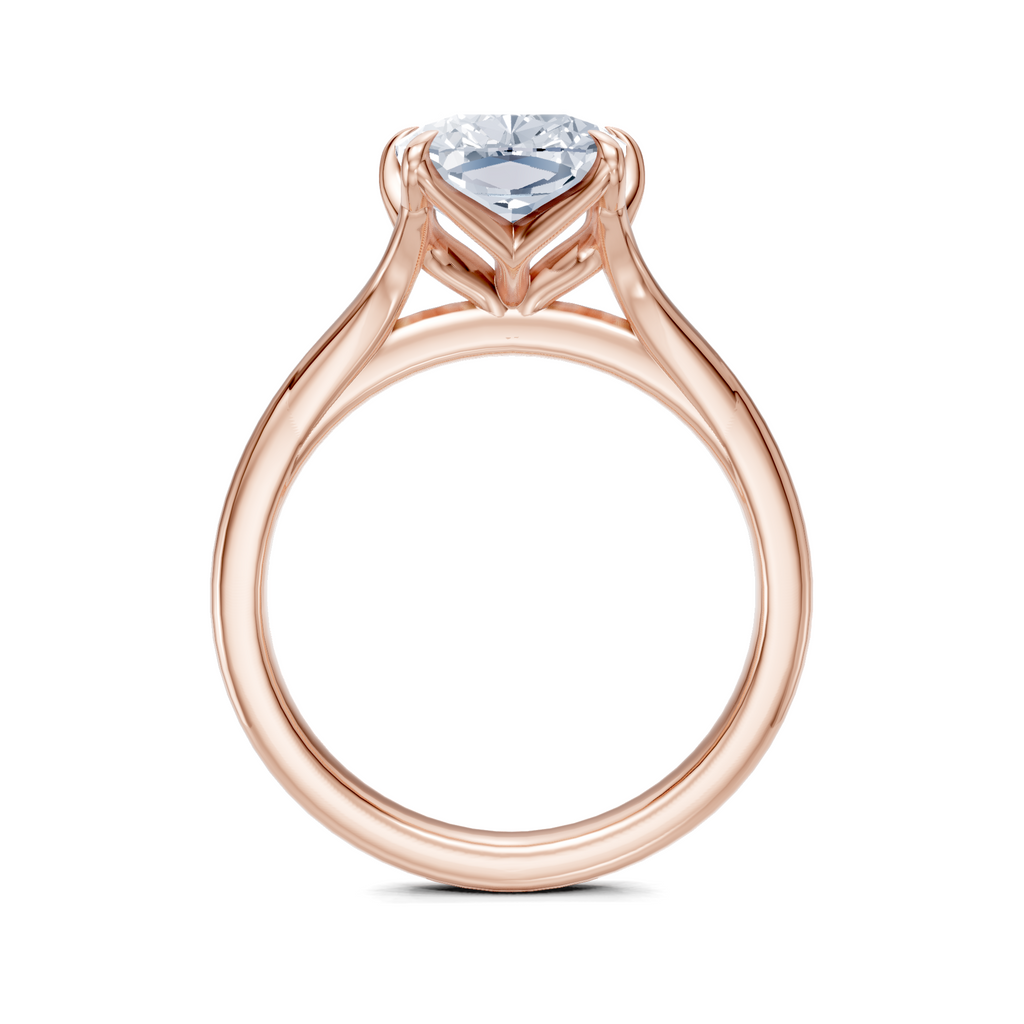 Image for Petale Solitaire Engagement Ring | 18k Rose Gold