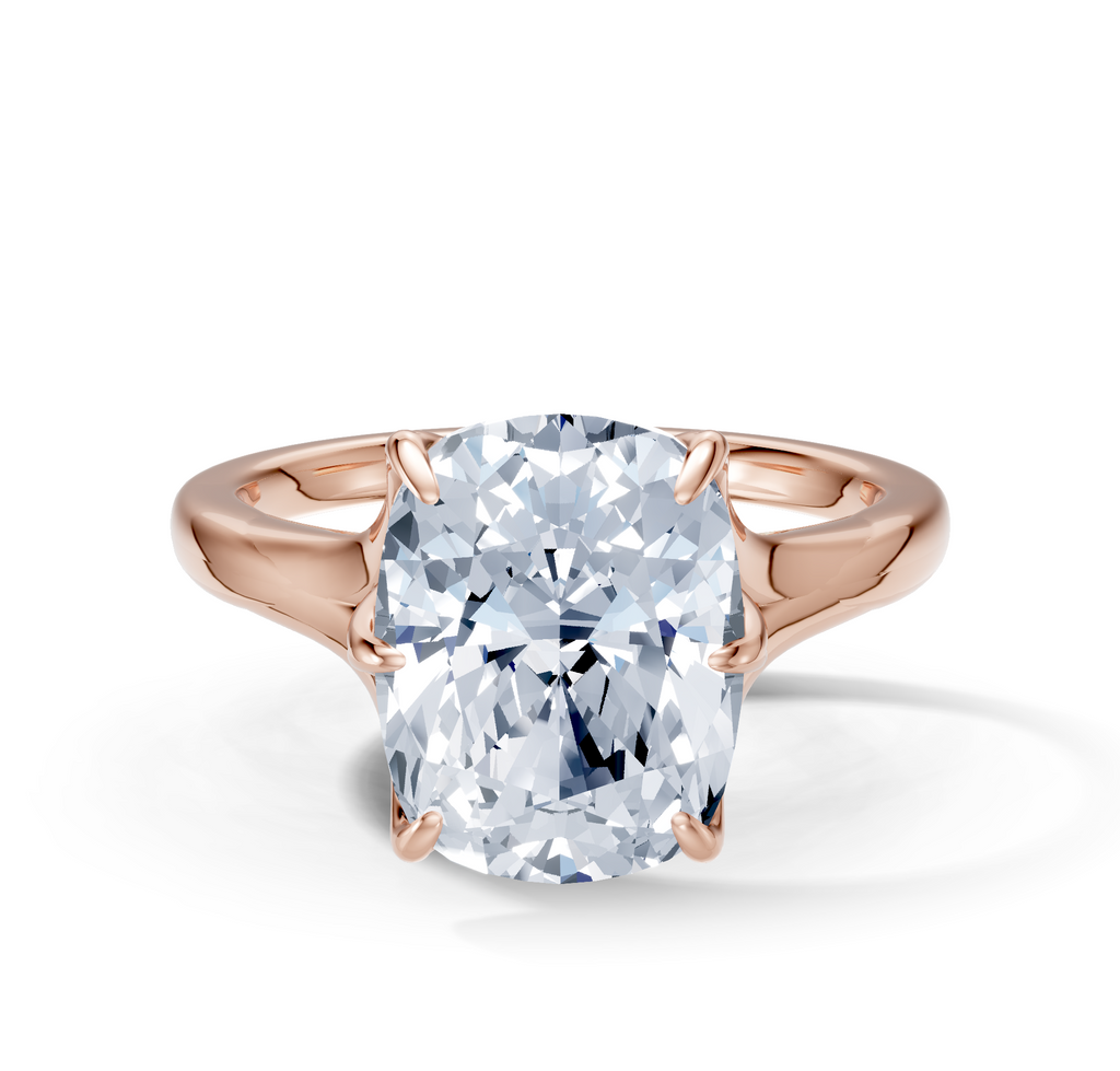 Image for Petale Solitaire Engagement Ring | 18k Rose Gold