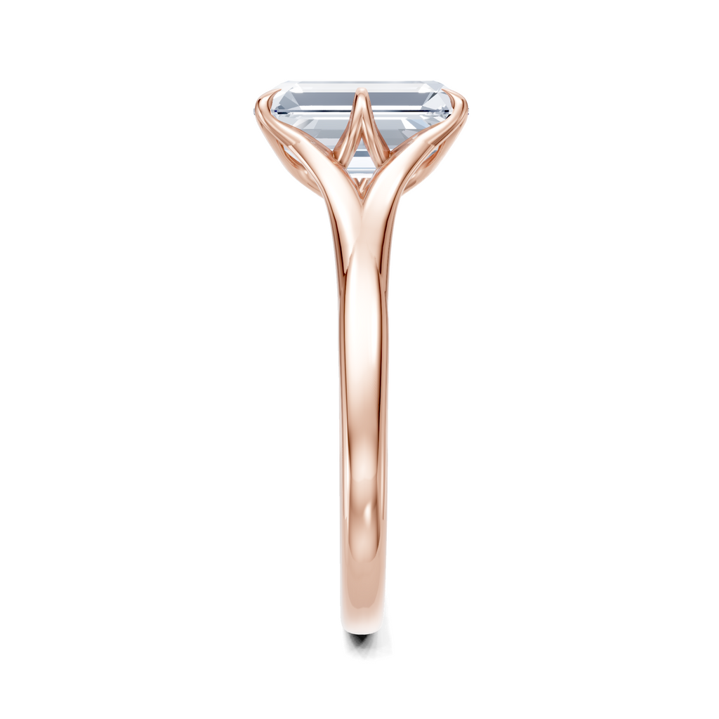 Image for Petale Solitaire Engagement Ring | 18k Rose Gold