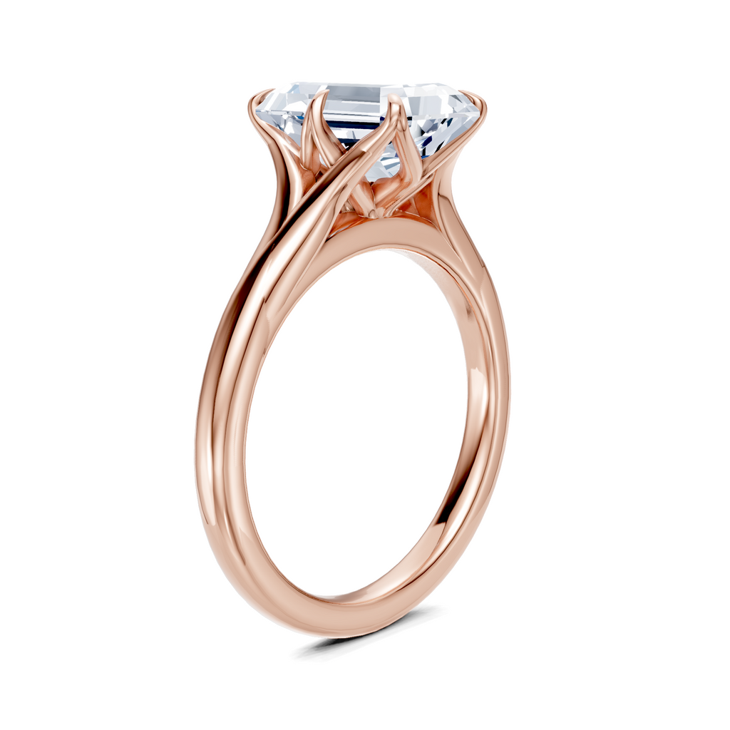 Image for Petale Solitaire Engagement Ring | 18k Rose Gold