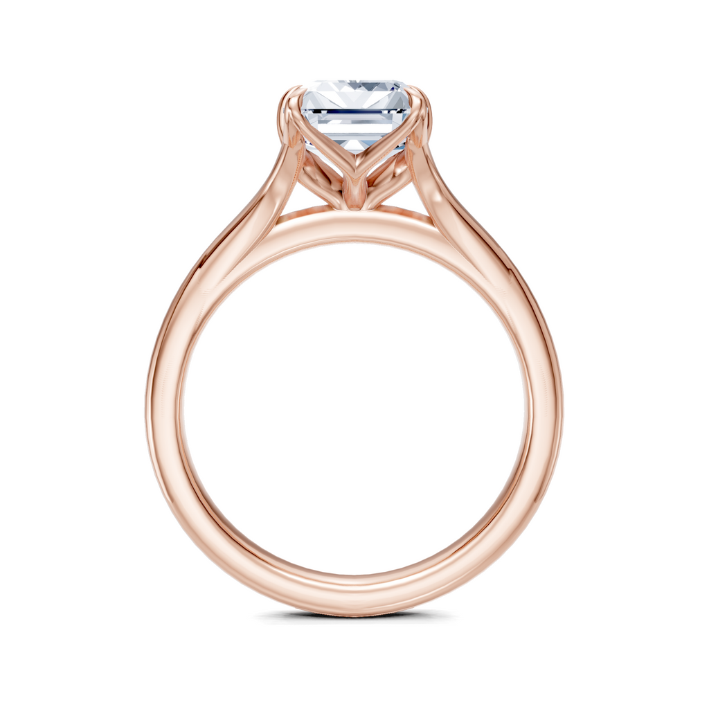 Image for Petale Solitaire Engagement Ring | 18k Rose Gold