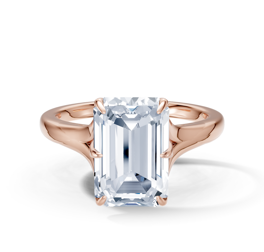 Image for Petale Solitaire Engagement Ring | 18k Rose Gold