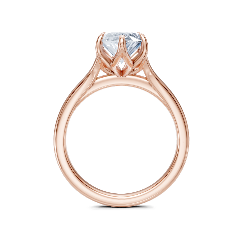 Image for Petale Solitaire Engagement Ring | 18k Rose Gold