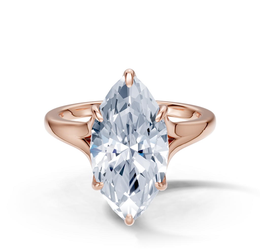 Image for Petale Solitaire Engagement Ring | 18k Rose Gold