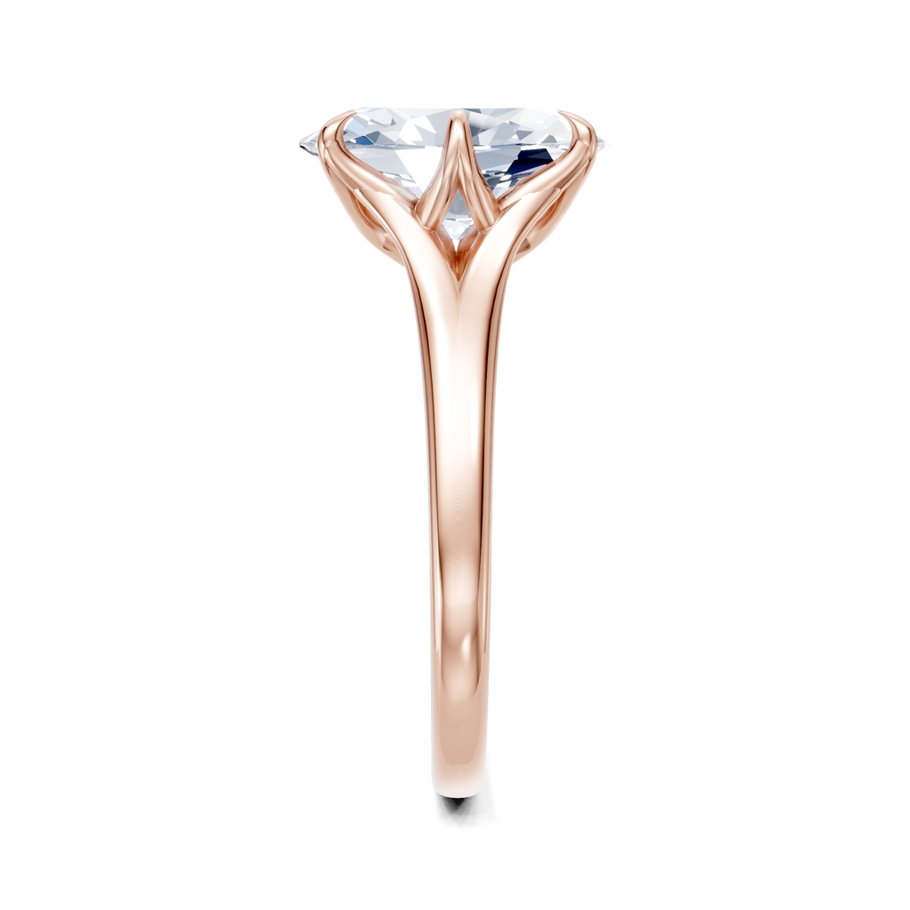 Image for Petale Solitaire Engagement Ring | 18k Rose Gold