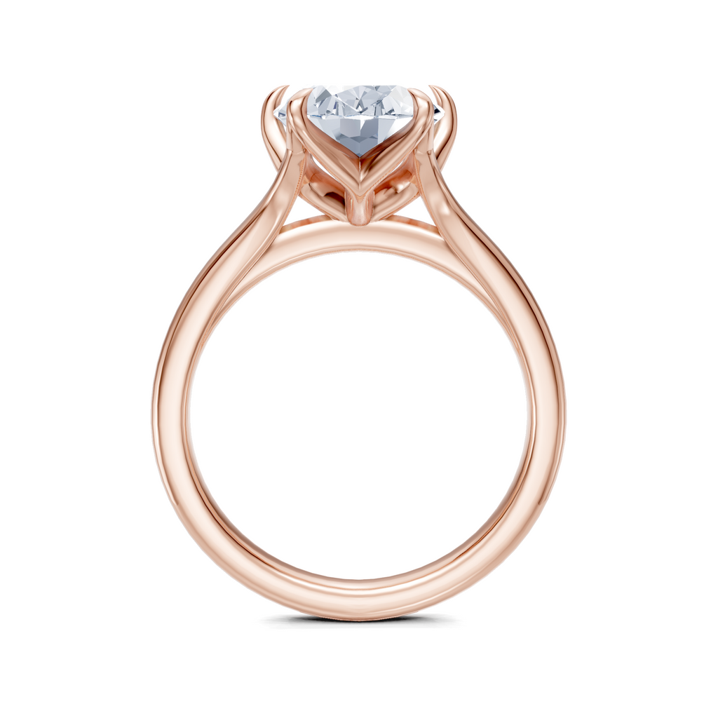 Image for Petale Solitaire Engagement Ring | 18k Rose Gold