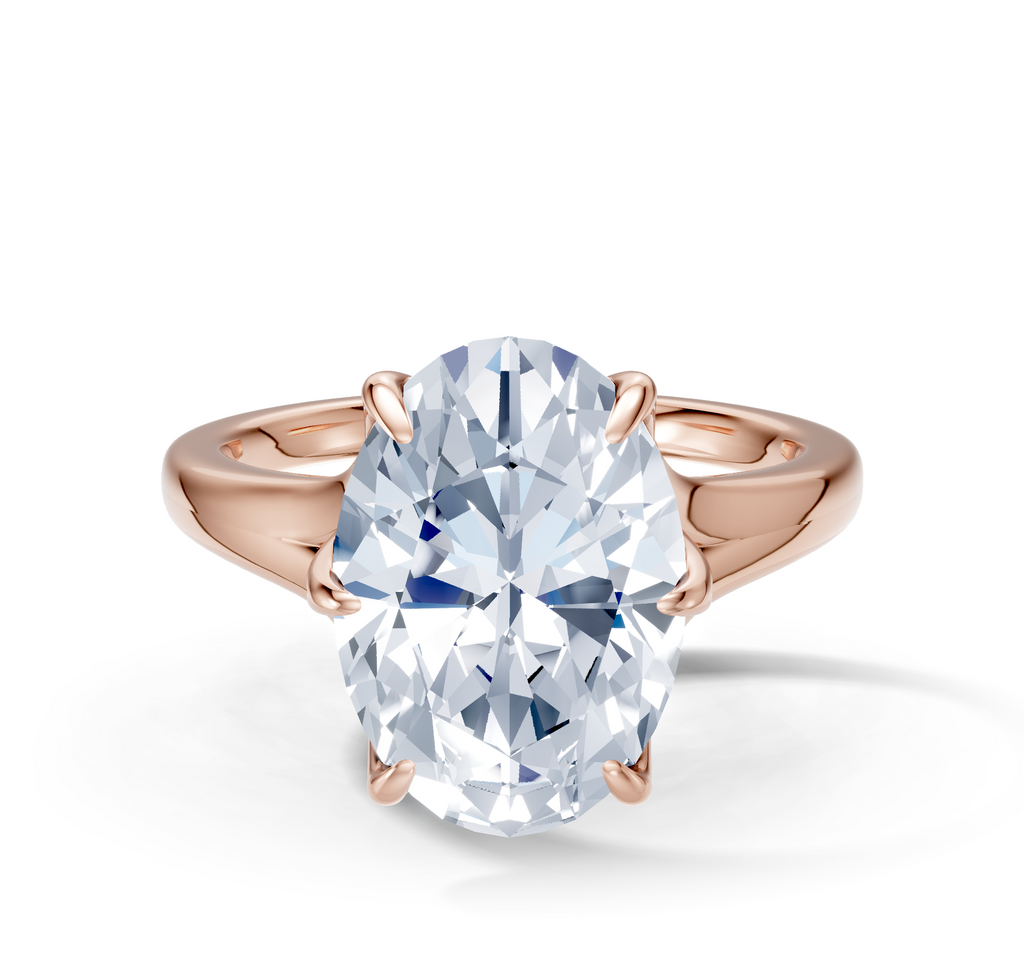 Image for Petale Solitaire Engagement Ring | 18k Rose Gold